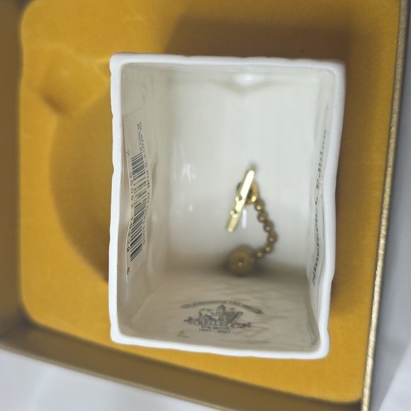 Beleek - 2006 Christmas Ornament, Clancy's Pub Bell in Original Box - Picture 3 of 5